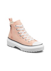 Converse Kids' Chuck Taylor® All Star® Lugged High Top Sneaker in Cheeky Coral/White/Black at Nordstrom Rack