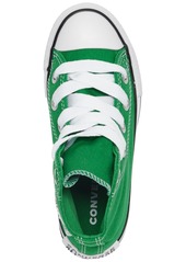 Converse Little Kids' Chuck Taylor All Star Sketch High Top Casual Sneakers from Finish Line - Green/White