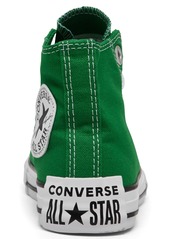 Converse Little Kids' Chuck Taylor All Star Sketch High Top Casual Sneakers from Finish Line - Green/White