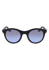 Converse Restore 49mm Gradient Round Sunglasses in Black at Nordstrom Rack