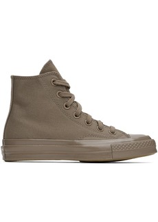 Converse Taupe Chuck 70 Monochrome Sneakers