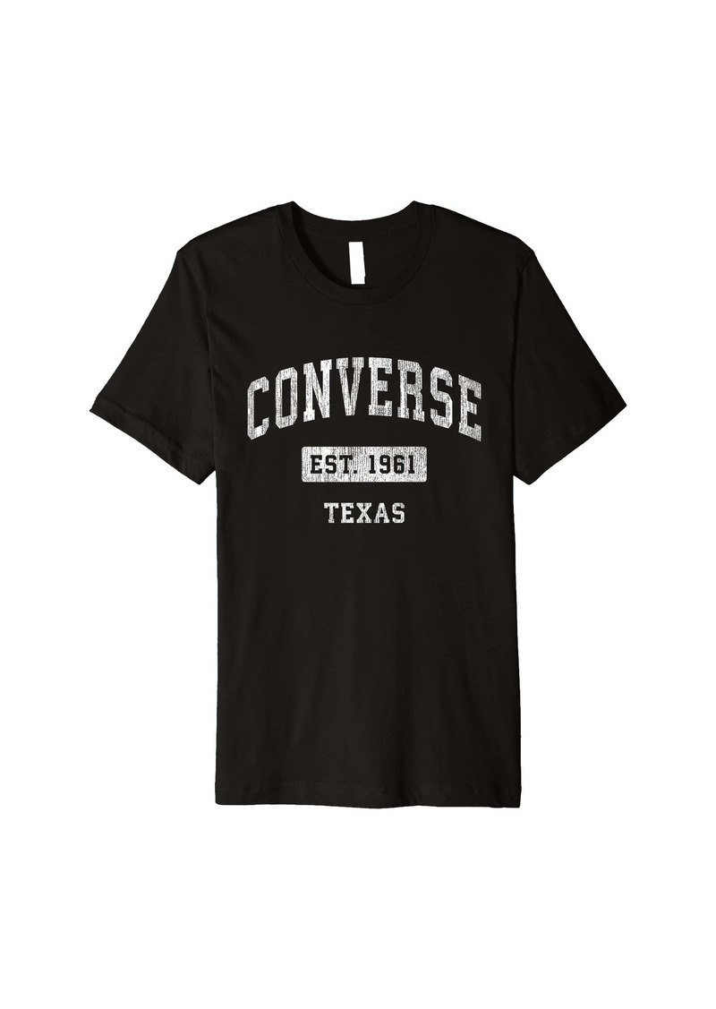 Converse Texas TX Vintage Athletic Sports Design Premium T-Shirt