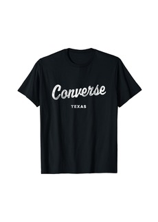Converse Texas TX Vintage Athletic Sports Script T-Shirt