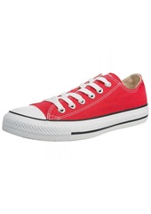 Converse Chuck Taylor All Star Canvas Low Top Sneaker red 6.5 mens_us/ womens_us