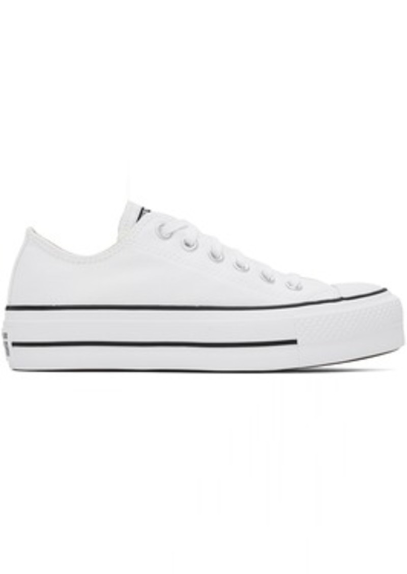 Converse White Chuck Taylor All Star Lift Low Top Sneakers