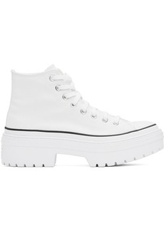 Converse White Chuck Taylor All Star Lugged Platform Sneakers