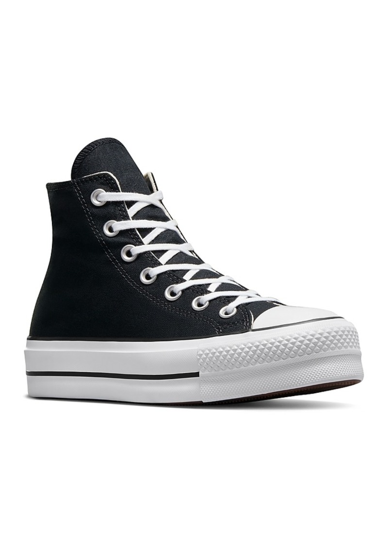 Converse Women's Chuck Taylor All Star Hi Top Black & White Platform Sneakers