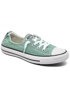 Converse Women's Chuck Taylor All Star Shoreline Low Casual Sneakers from Finish Line - Herby/White/Black