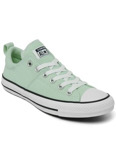 Converse Women's Chuck Taylor Madison Low Top Casual Sneakers from Finish Line - Sticky Aloe, White