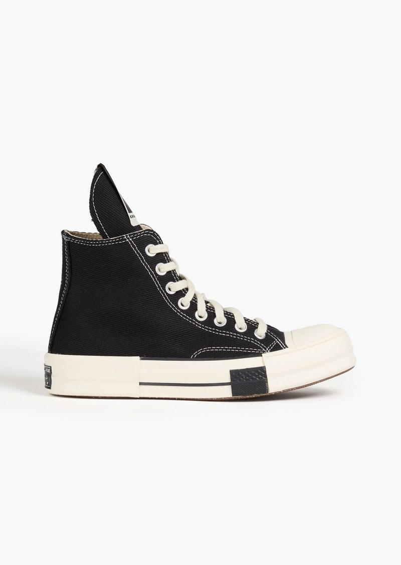 CONVERSE X DRKSHDW - DRKSTAR Chuck 70 canvas high-top sneakers - Black - US 5