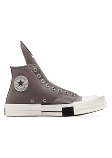 Converse x Rick Owens TURBODRK Laceless High-Top Sneakers
