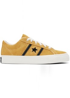 Converse Yellow One Star Academy Pro Suede Low Sneakers