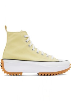 Converse Yellow Run Star Hike Seasonal Color Sneakers