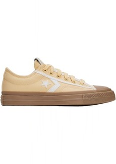 Converse Yellow Star Player 76 Tonal Low Top Sneakers