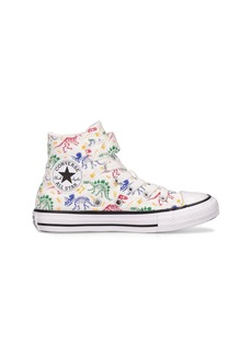 Converse Dino Printed Canvas Lace-up Sneakers