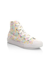 Converse Girl's Chuck Taylor Hi-Top Floral Sneakers