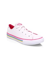 Converse Girl's Contrast Chuck Taylor Low-Top Sneakers