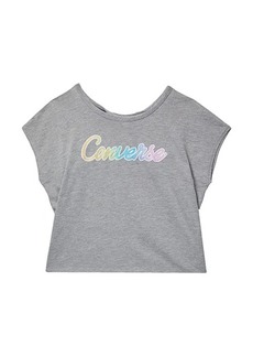 Converse Glitter Graphic Knit Top (Big Kids)