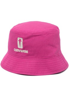 Converse x DRKSHDW logo-print canvas bucket hat