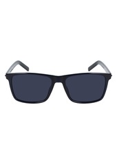 Converse Kids' Chuck 52mm Rectangular Sunglasses in Crystal Clear/warm Smoke at Nordstrom Rack