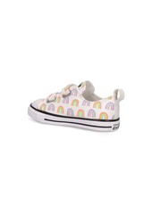 Converse Rainbow Print Canvas Strap Sneakers