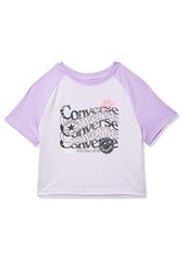 Converse Short Sleeve Floral Graphic Boxy Tee (Big Kids)