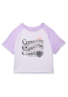 Converse Short Sleeve Floral Graphic Boxy Tee (Big Kids)