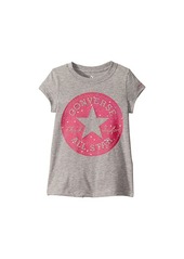 Converse Short Sleeve Glitter Chuck Patch Graphic T-Shirt (Little Kids)