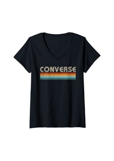 Womens Converse Texas TX Retro Converse V-Neck T-Shirt