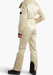 Cordova - The Courmayeur belted quilted ski suit - Metallic - M