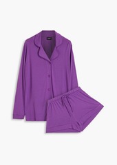 Cosabella - Bella Pima cotton and modal-blend jersey pajama set - Purple - S