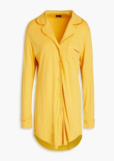 Cosabella - Bella printed Pima cotton and modal-blend jersey nightdress - Yellow - XS