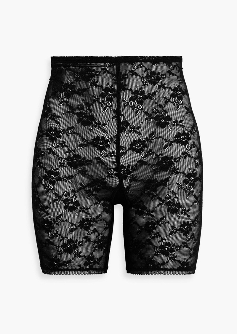 Cosabella - Glam Sexy Contour lace shorts - Black - XS