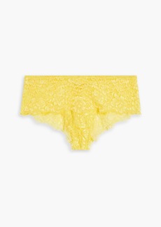 Cosabella - Pret A Porter stretch-lace mid-rise briefs - Yellow - M