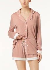 Cosabella Contrast-Trim Cotton Pajama Top & Boxer Set AMOBD9644, Online Only