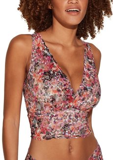 Cosabella Never Say Never Printed Curvy Plunging Bralette