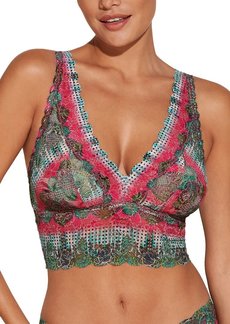 Cosabella Never Say Never Printed Plungie Bralette