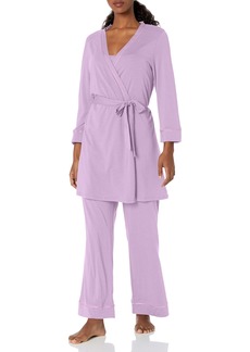 Cosabella Women's Bella Nursing Pajama Set ICY Violet/ICY Violet