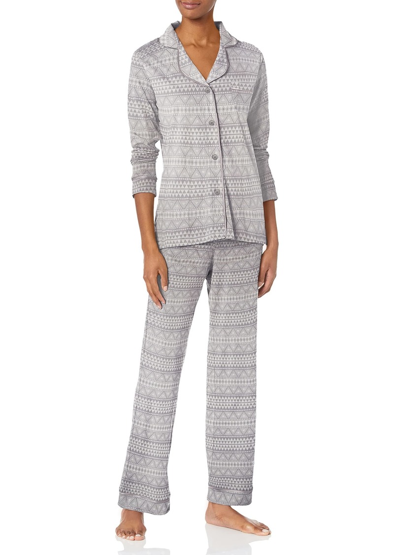 Cosabella Women's Bella Printed Long Sleeve Top & Pant Pajamas