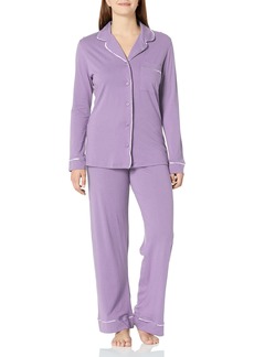 Cosabella Women's Bella Relaxed Long Sleeve Top & Pant ICY Violet/ICY Violet