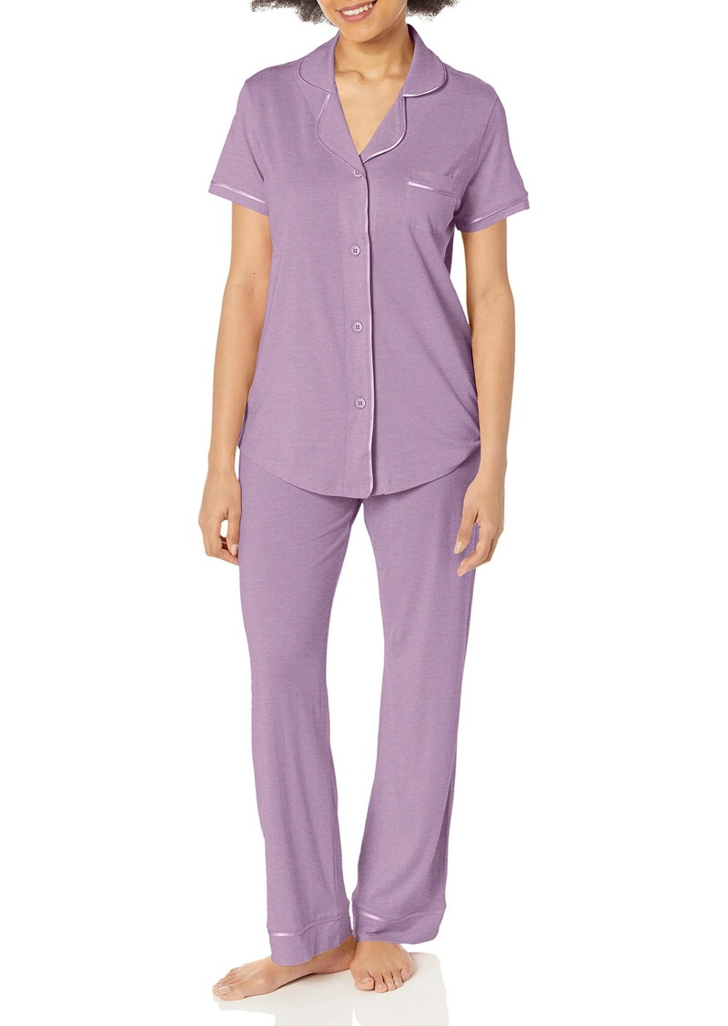 Cosabella Women's Bella Short Sleeve Top & Pant Pajama Set  Extra Large