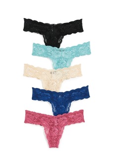 Cosabella Women's Say Never Cutie Low Rise Thong 5 Pack