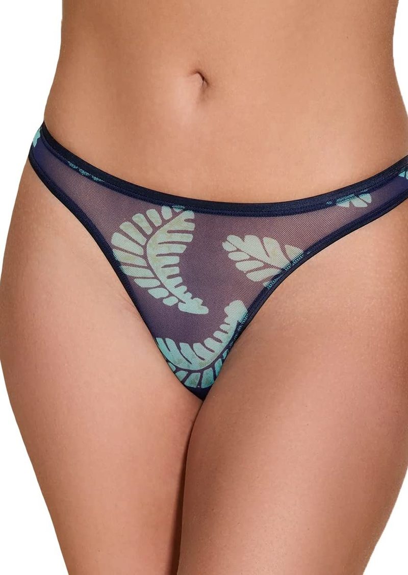 Cosabella Women's Soire Confidence Printed Classic Thong  Medium/Large