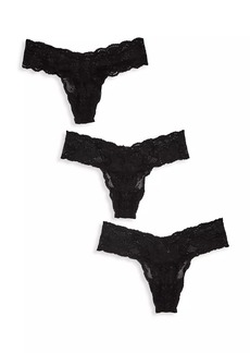 Cosabella Low-Rise Lace Thong/Pack of 3