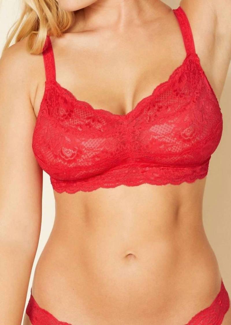 Cosabella Never Say Never Curvy Sweetie Bralette In Mystic Red