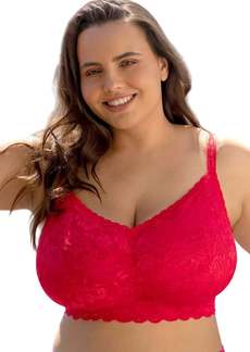 Cosabella Never Say Never Ultra Curvy Sweetie Bralette In Mystic Red