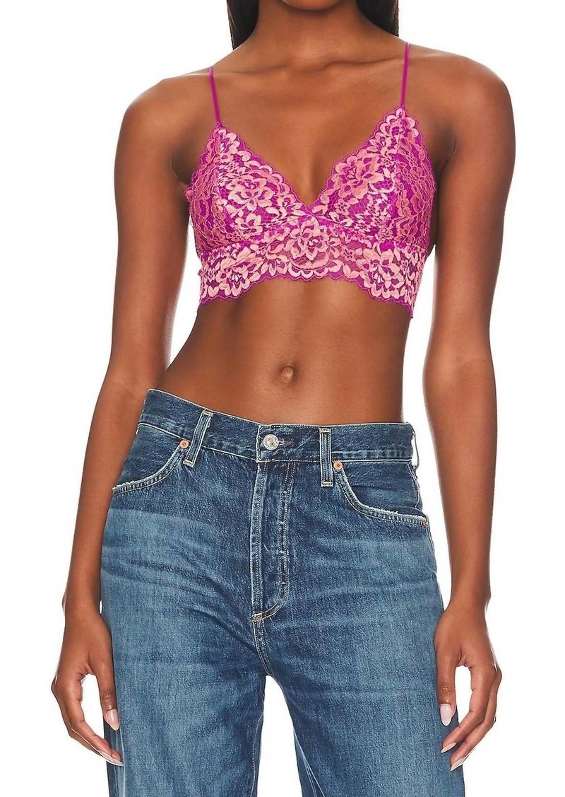 Cosabella Pret A Porter Bralette In Cape Fuchsia