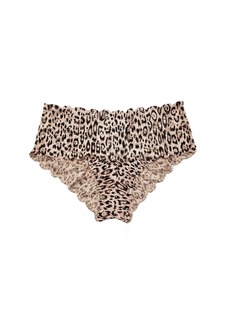 Cosabella Women's Never Say Never Printed Hottie Boyshort In Mandorla Uno/animal