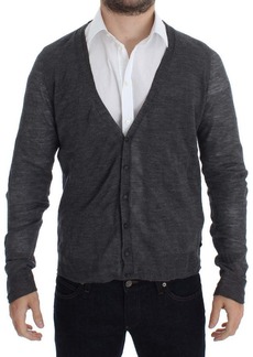 Costume National Wool Button Cardigan Men's Sweater