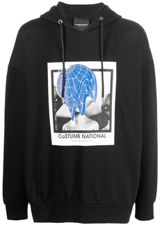 Costume National graphic-print pullover hoodie
